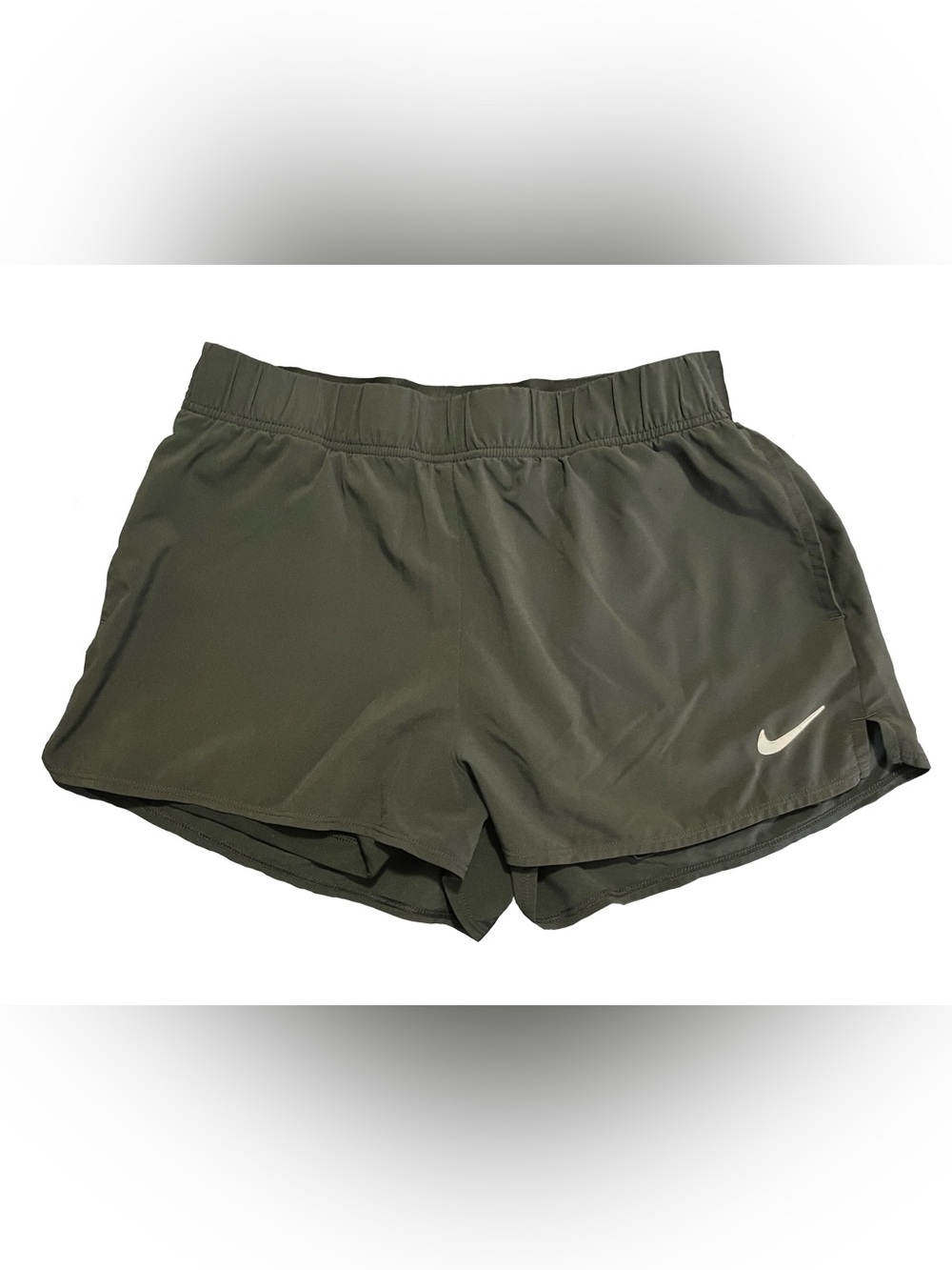 Nike Olive Athletic Running Shorts